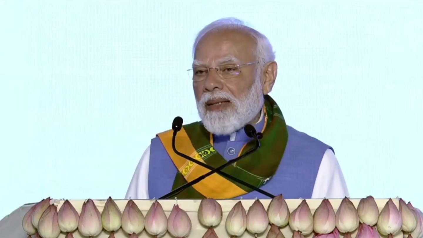 PM Modi arrives in Coimbatore; holds roadshow, inaugurates expo