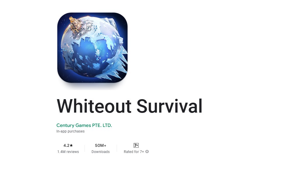 Whiteout Survival on Google Play Store.