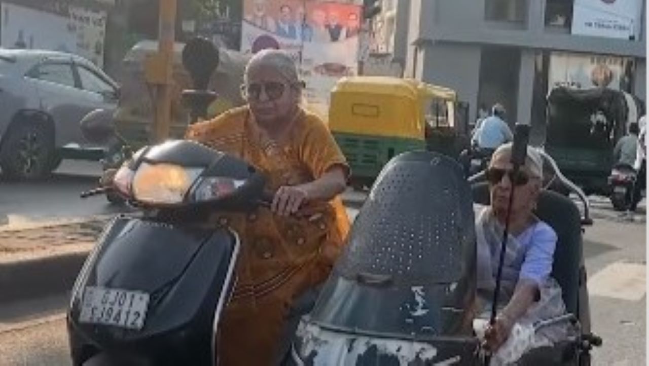 Watch | Meet the 'biker dadi' of Ahmedabad: 87-year-old woman hitting the streets the 'Sholay' way
