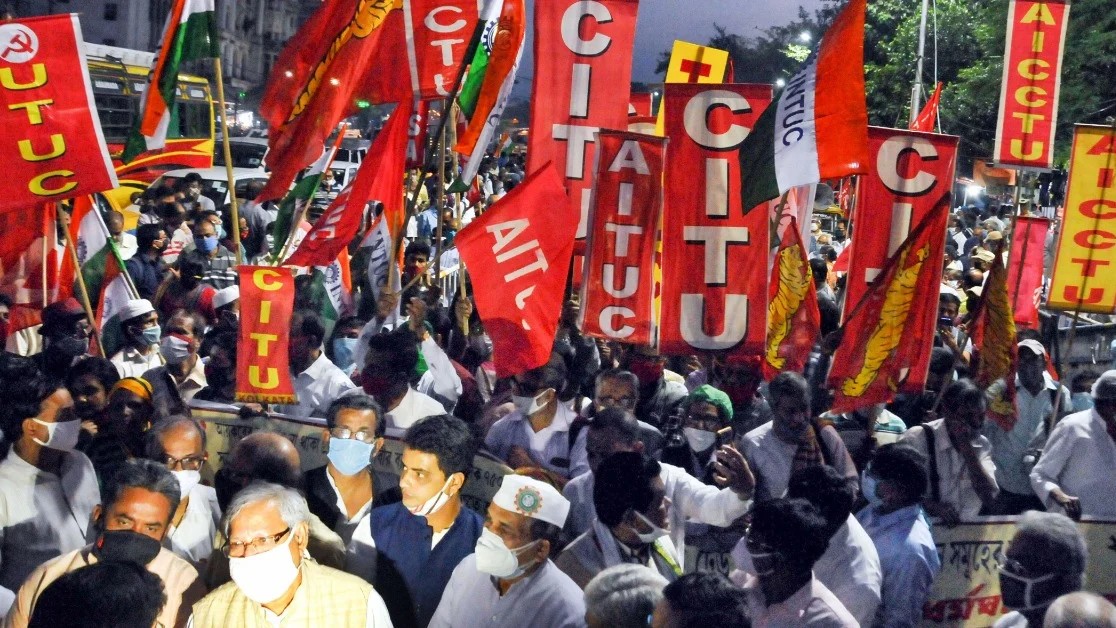 Opposition Trade Unions Call Labour Codes a “Genocidal Attack”, Announce Joint Protest with Farmers on November 26