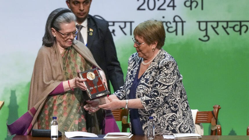 BJP slams Congress for giving peace prize to ex-UN body chief, claims she attacked India's sovereignty