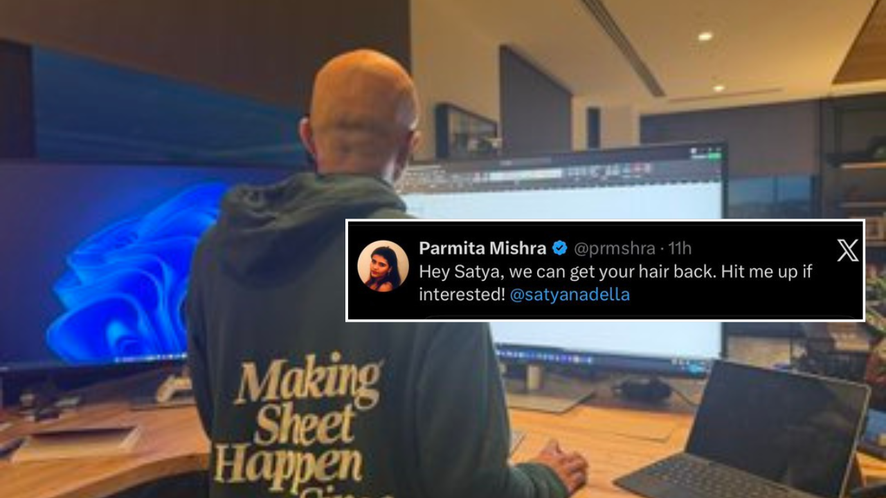 'Can get your hair back': California company CEO's message for Satya Nadella goes viral