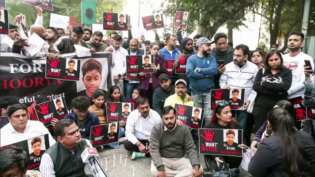 Protest outside Delhi school after Class 10 student's suicide, demand arrest of those responsible