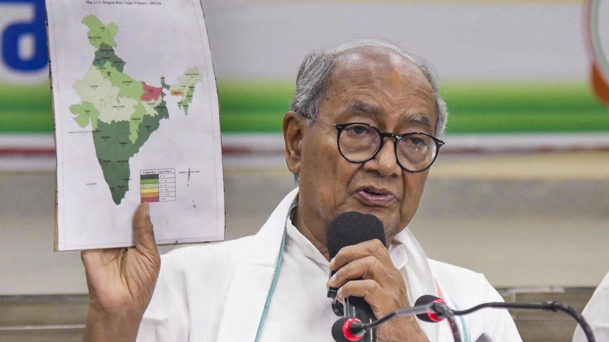 SIR a sinister attempt to replace democracy with 'dictatorship', alleges Digvijaya Singh