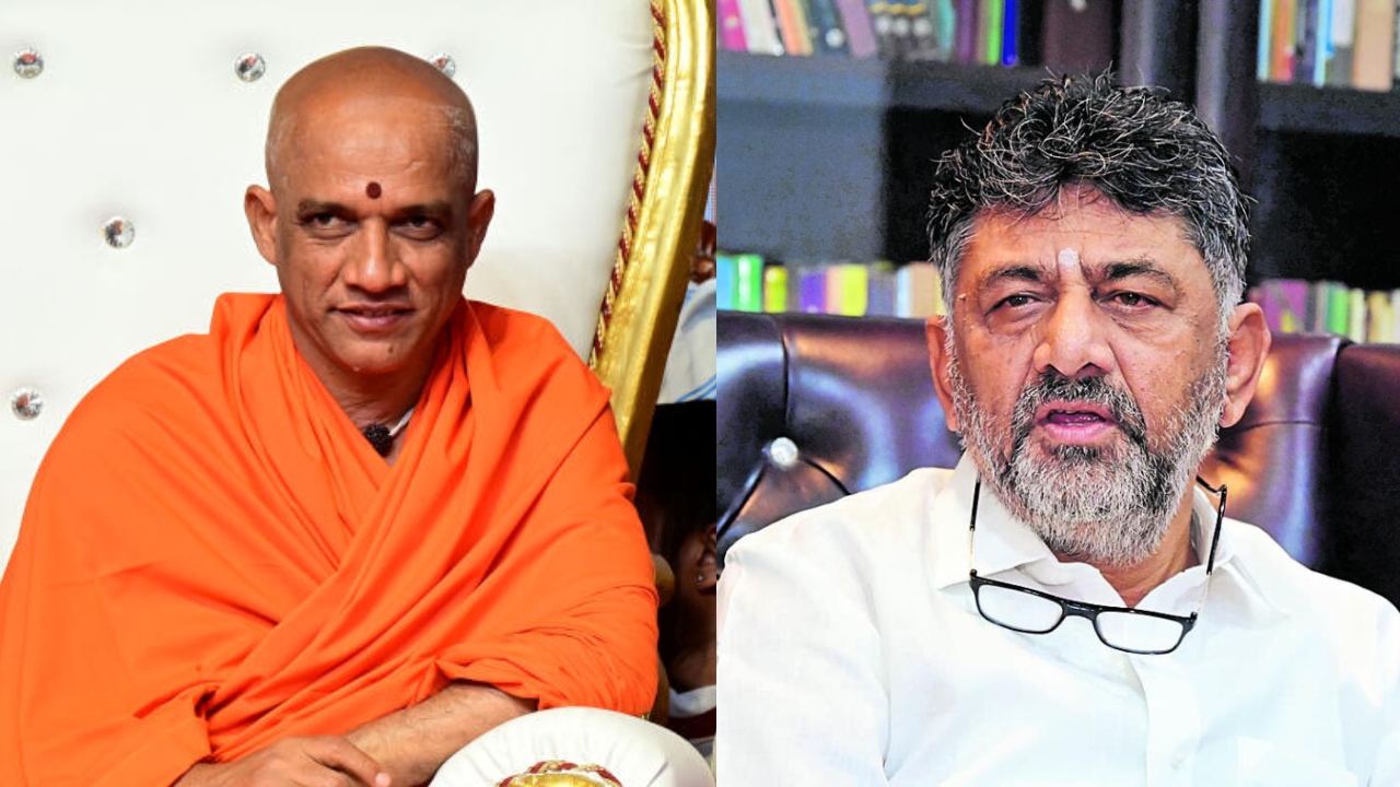 'We voted for one of ours to lead us, Shivakumar should be CM': Top Vokkaliga pontiff tells Congress