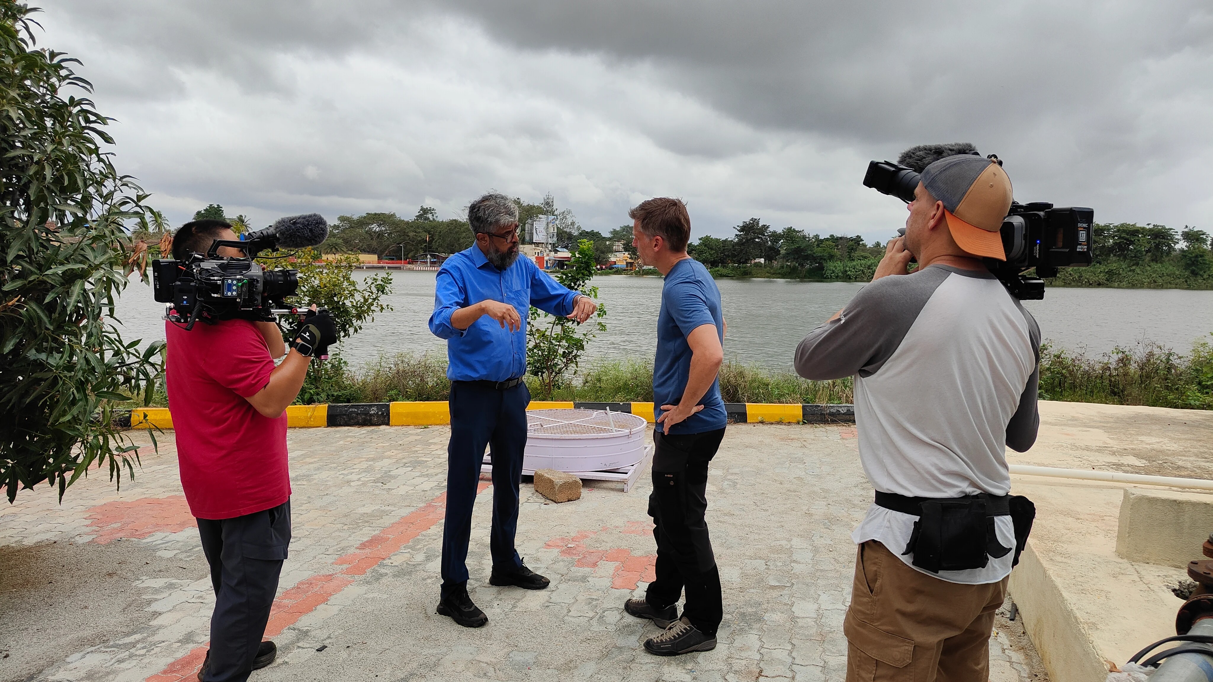 GOT star visits Bengaluru to film video on water management