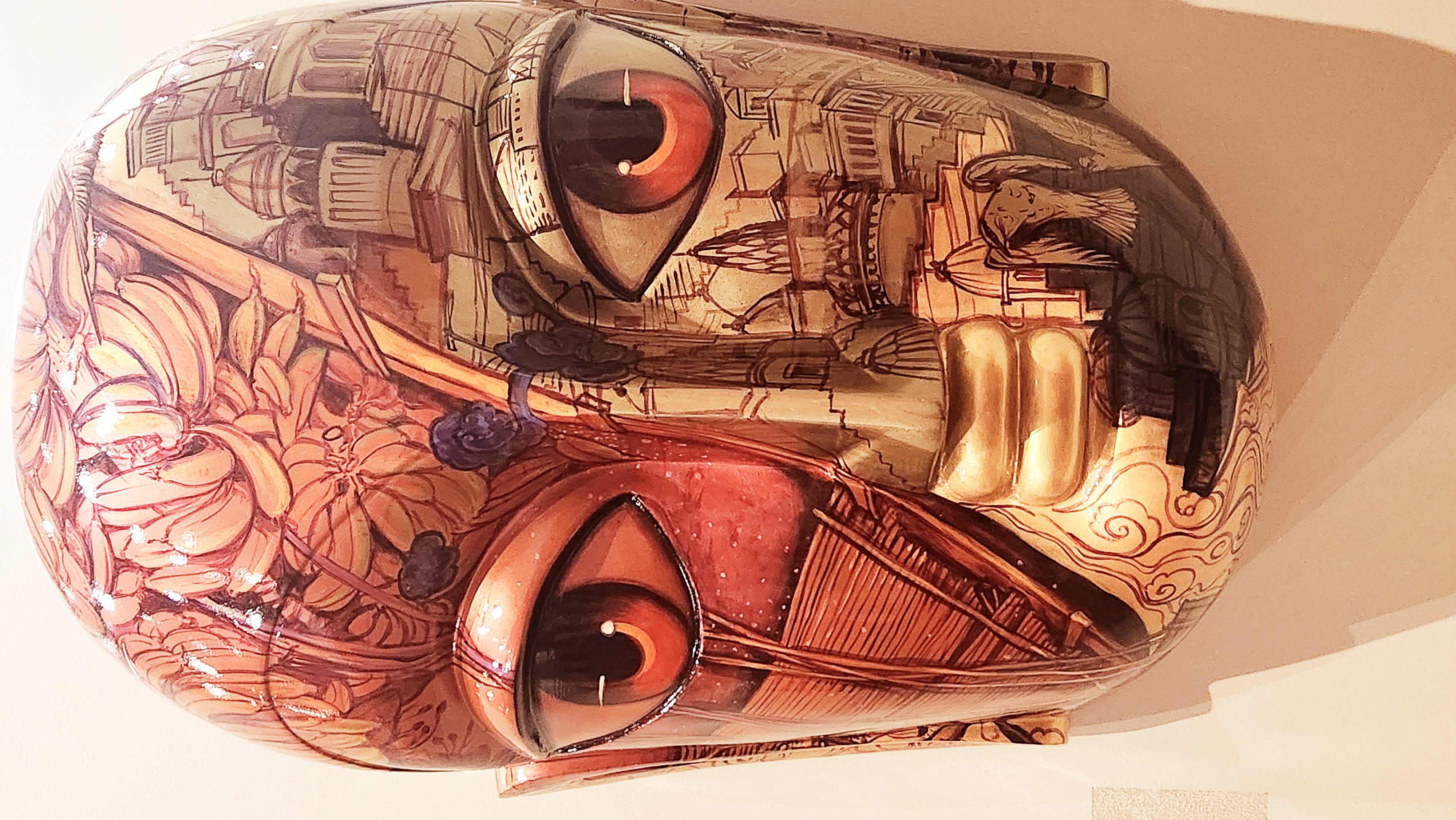 A mask on display. (Pic by author)