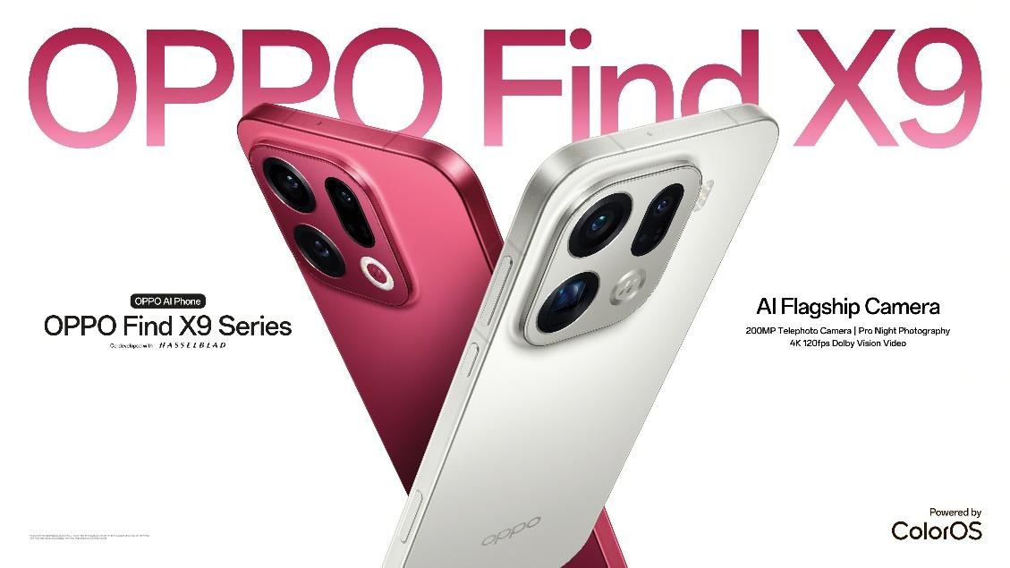 Oppo Find X9 Velvet Red.