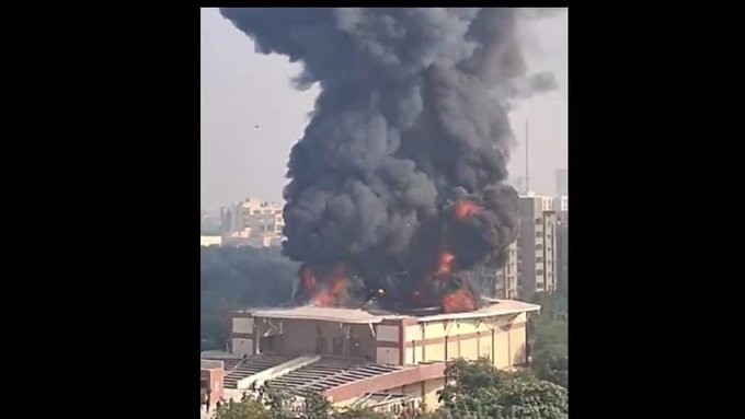 Fire breaks out in auditorium of Indraprastha University in Delhi's Dwarka, no injuries reported