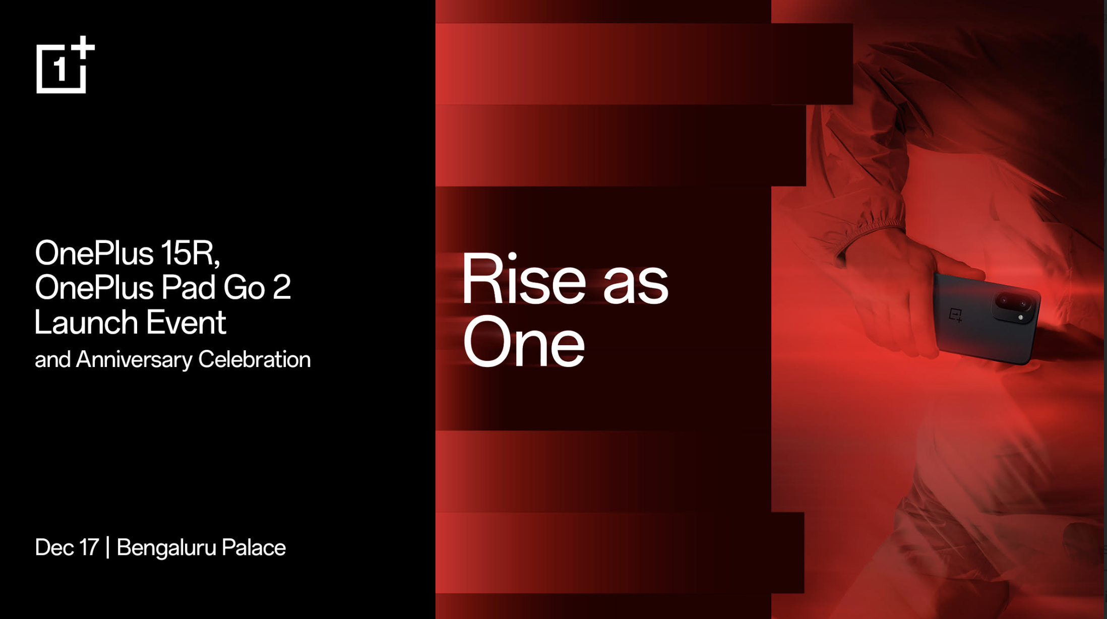 OnePlus to host OnePlus 15R, Pad Go 2 launch event in Bengaluru