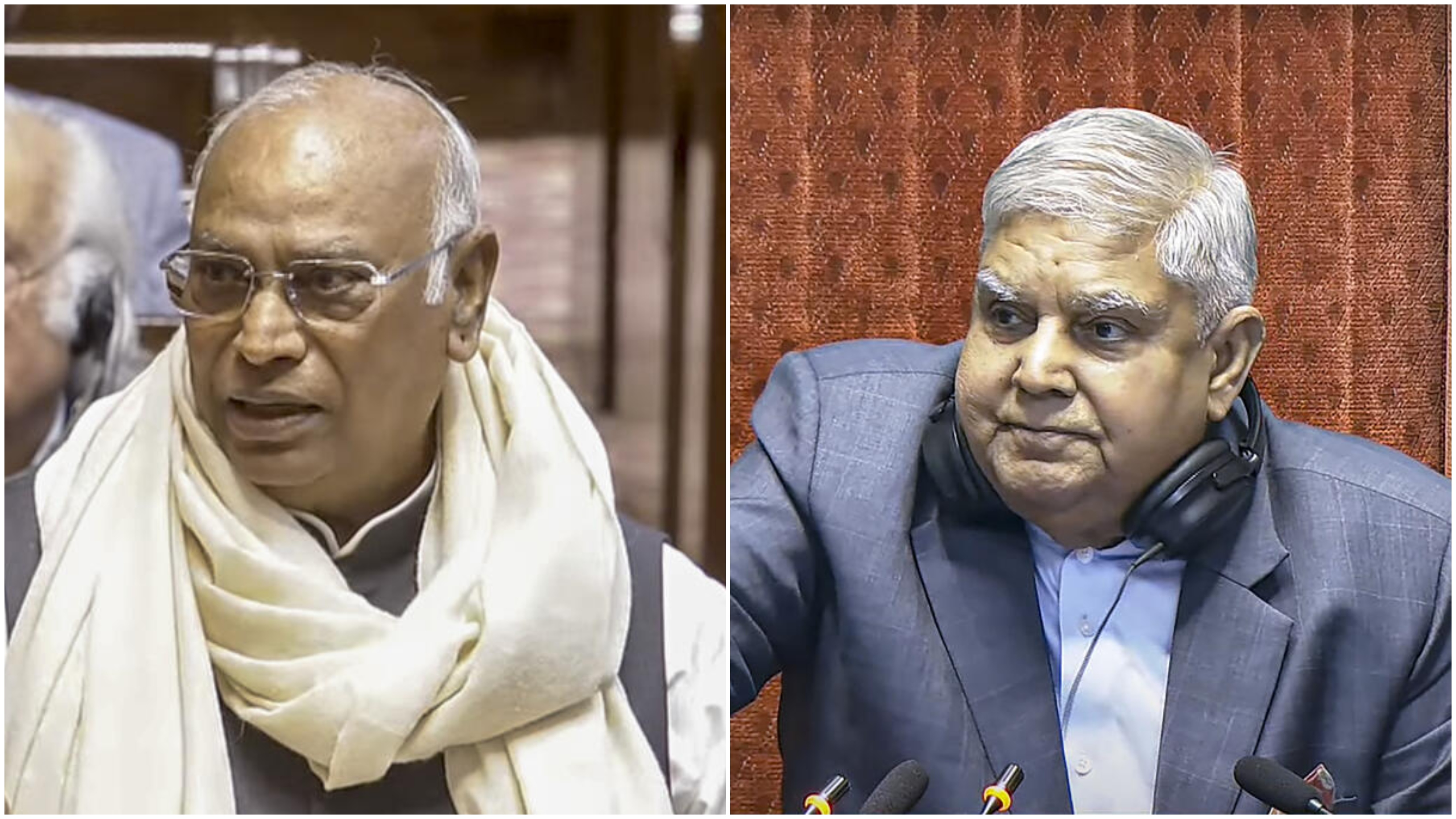 Treasury benches object to Mallikarjun Kharge mentioning Dhankhar's 'sudden' exit in Rajya Sabha