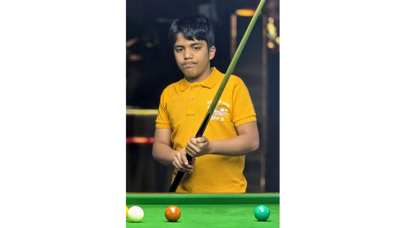 Precocious Mustafa blazing his own trail on the green baize 