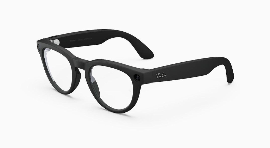 Ray-Ban Meta Headliner (Gen 2) Matte Black Clear Lenses.