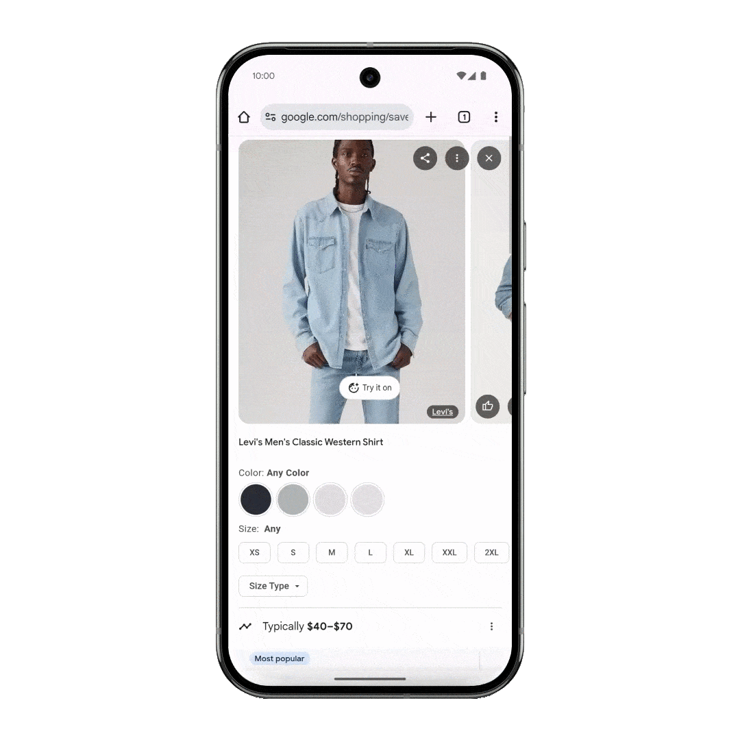 Google launches 'Try on' feature in India.