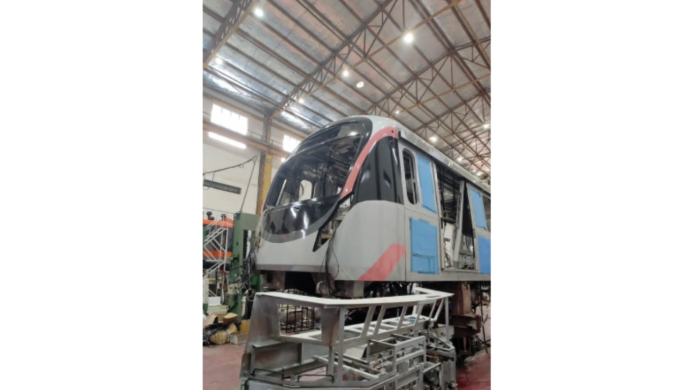 BEML to roll out Namma Metro's Pink Line prototype train today
