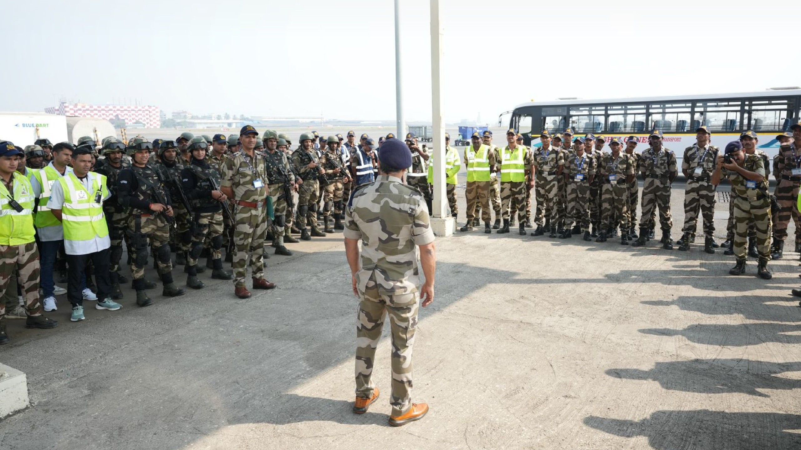 Photos: Mumbai airport carries out anti-hijack mock exercise