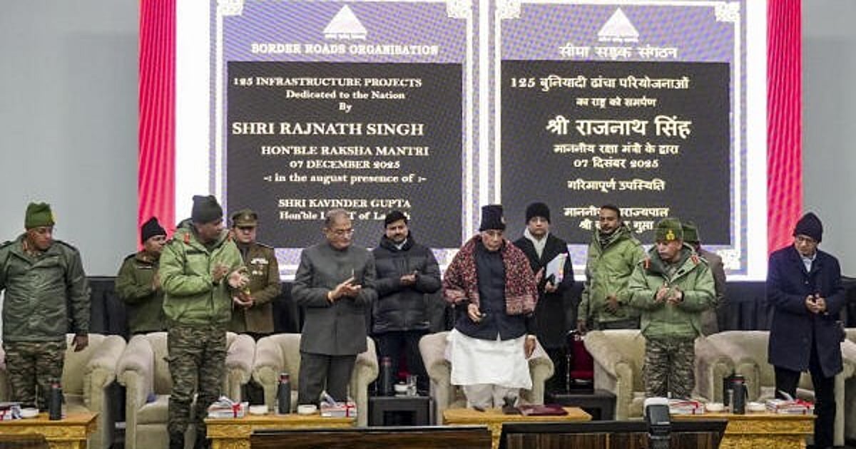India Border Infra Boost: Rajnath Unveils 125 BRO Projects