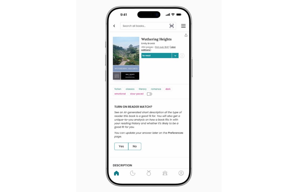 StoryGraph from The StoryGraph.