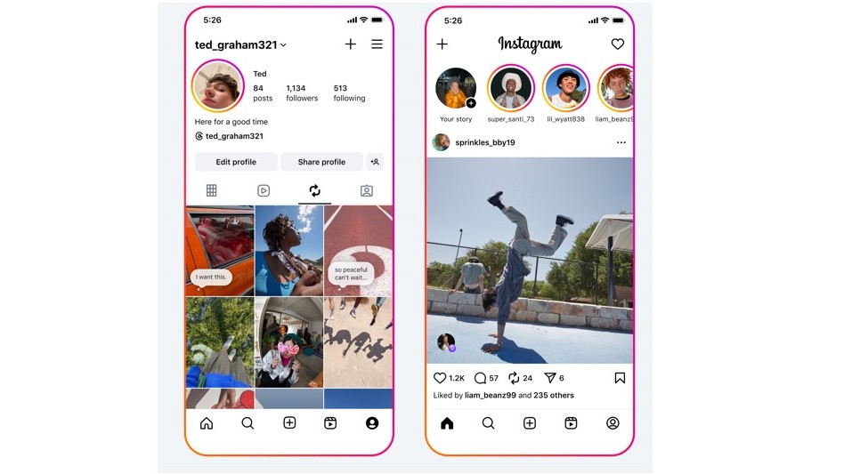 What is Instagram's new reshare feature for public Stories