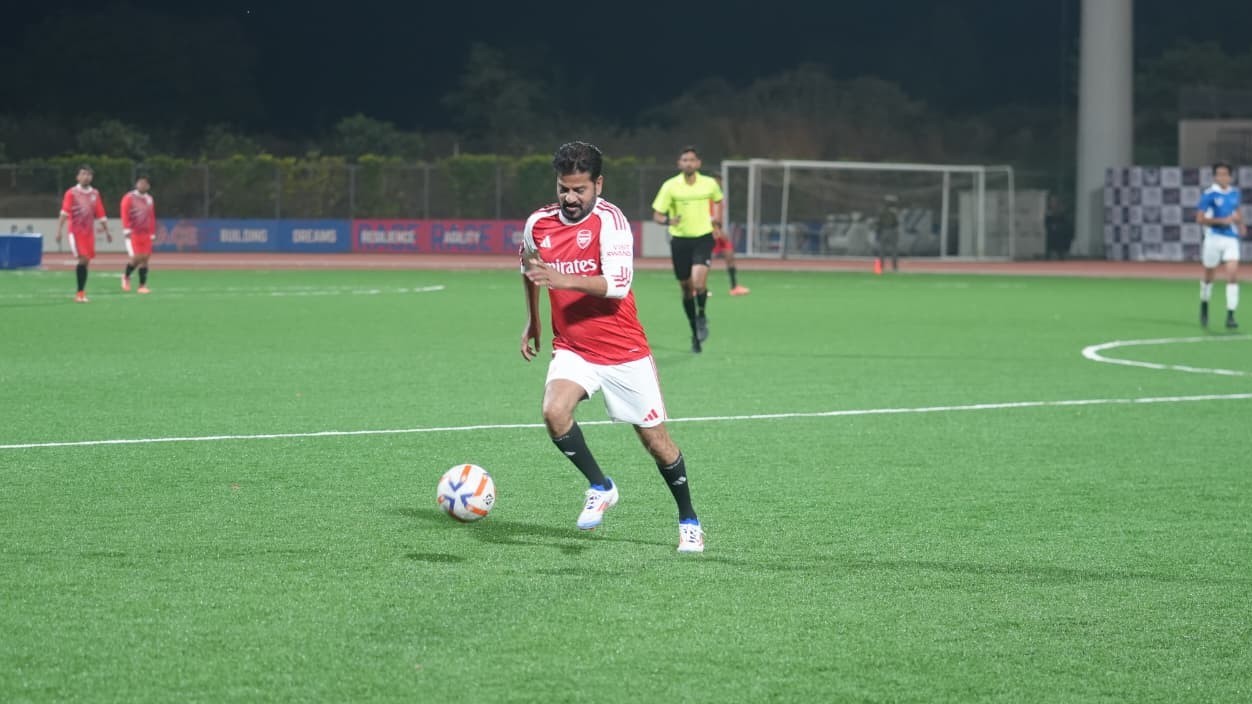 WATCH: Ahead of friendly match with Messi, Telangana CM Revanth Reddy plays football with group of students