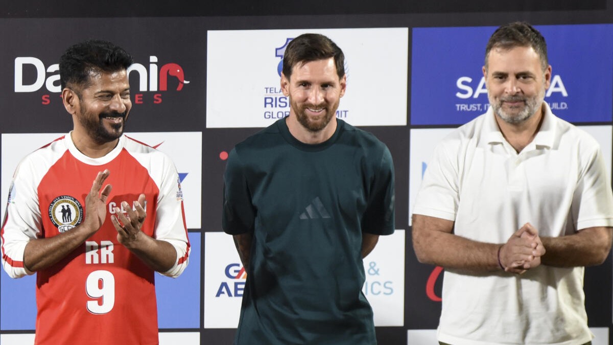 After messy start in Kolkata, GOAT Messi enthralls Hyderabad