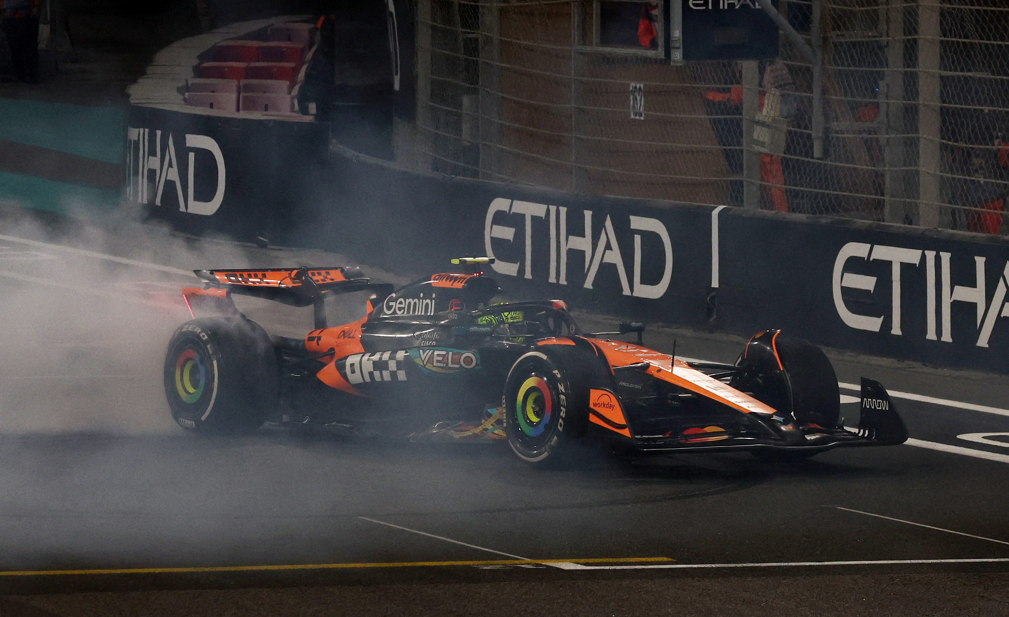 FILE PHOTO: Formula One F1 - Abu Dhabi Grand Prix - Yas Marina Circuit Abu Dhabi United Arab Emirates - December 7 2025 McLaren