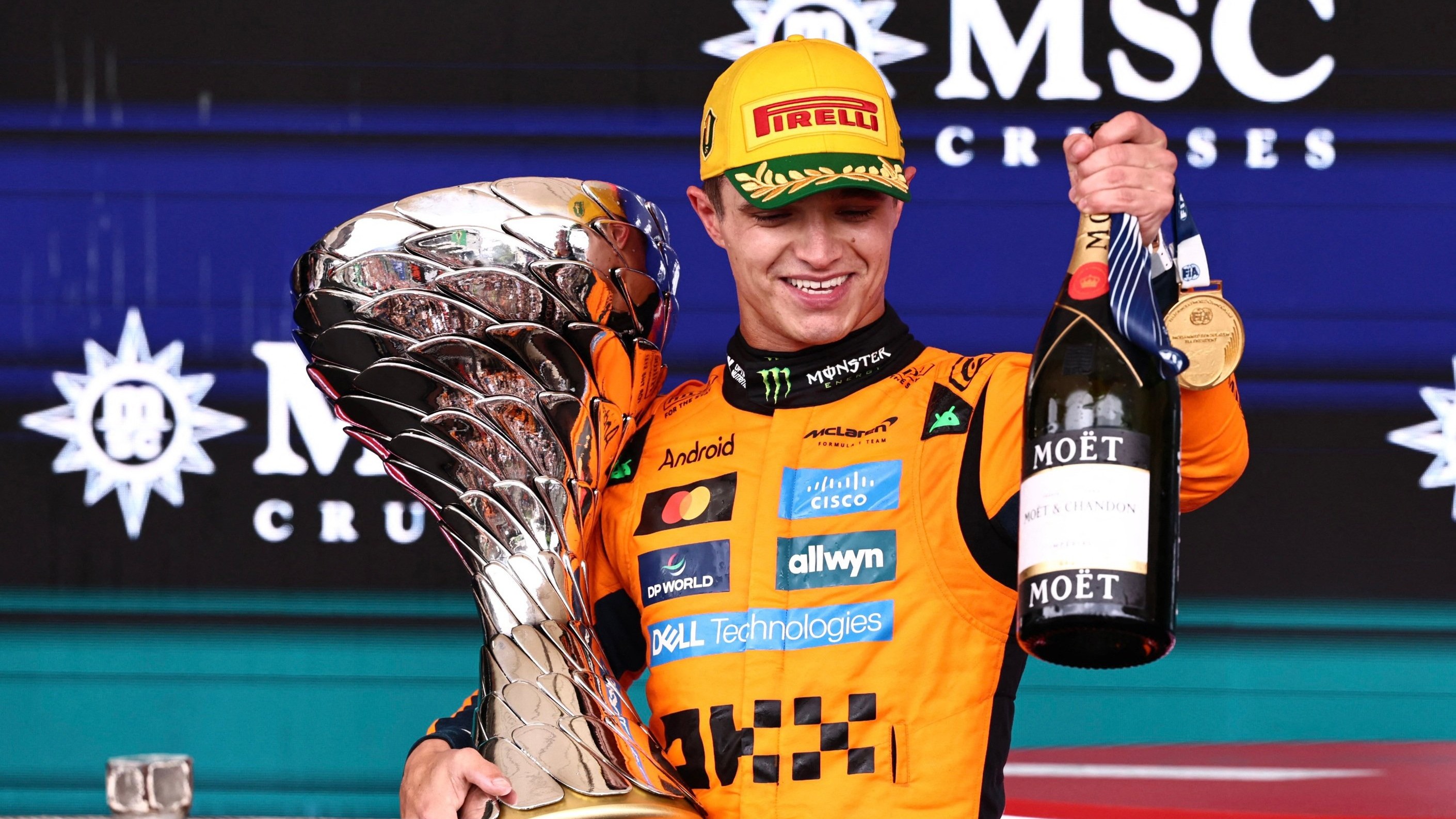 Formula One: ‘Nice guy’ Norris finishes first, finally!