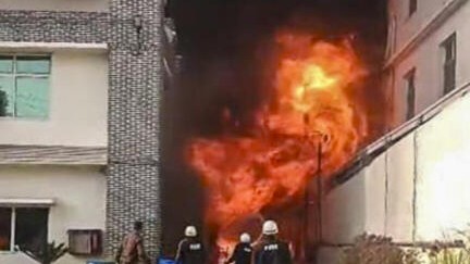 Massive fire guts perfume factory in Dehradun's Selakui industrial area