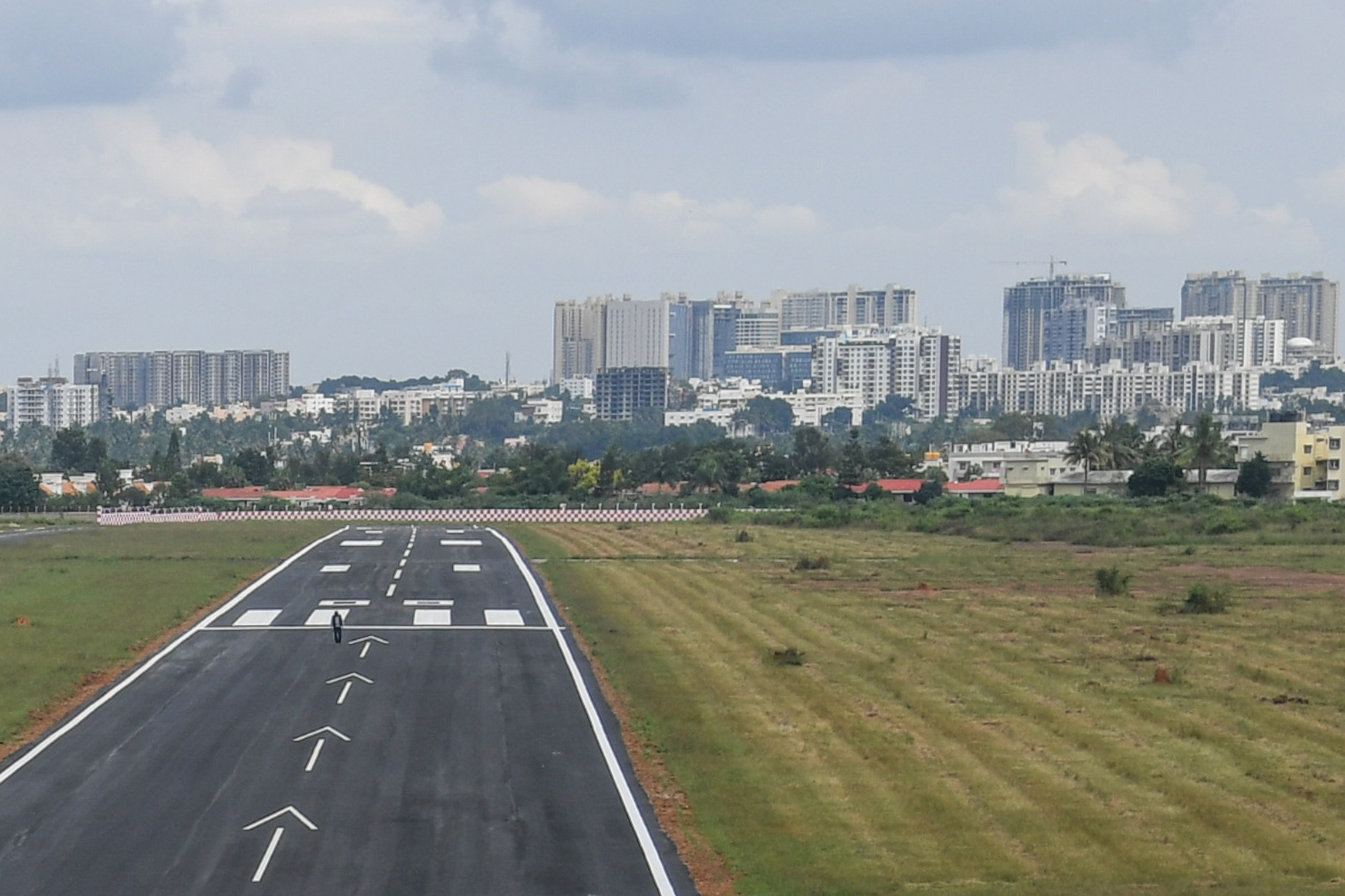 A view of the Jakkur aerodrome in Bengaluru.
