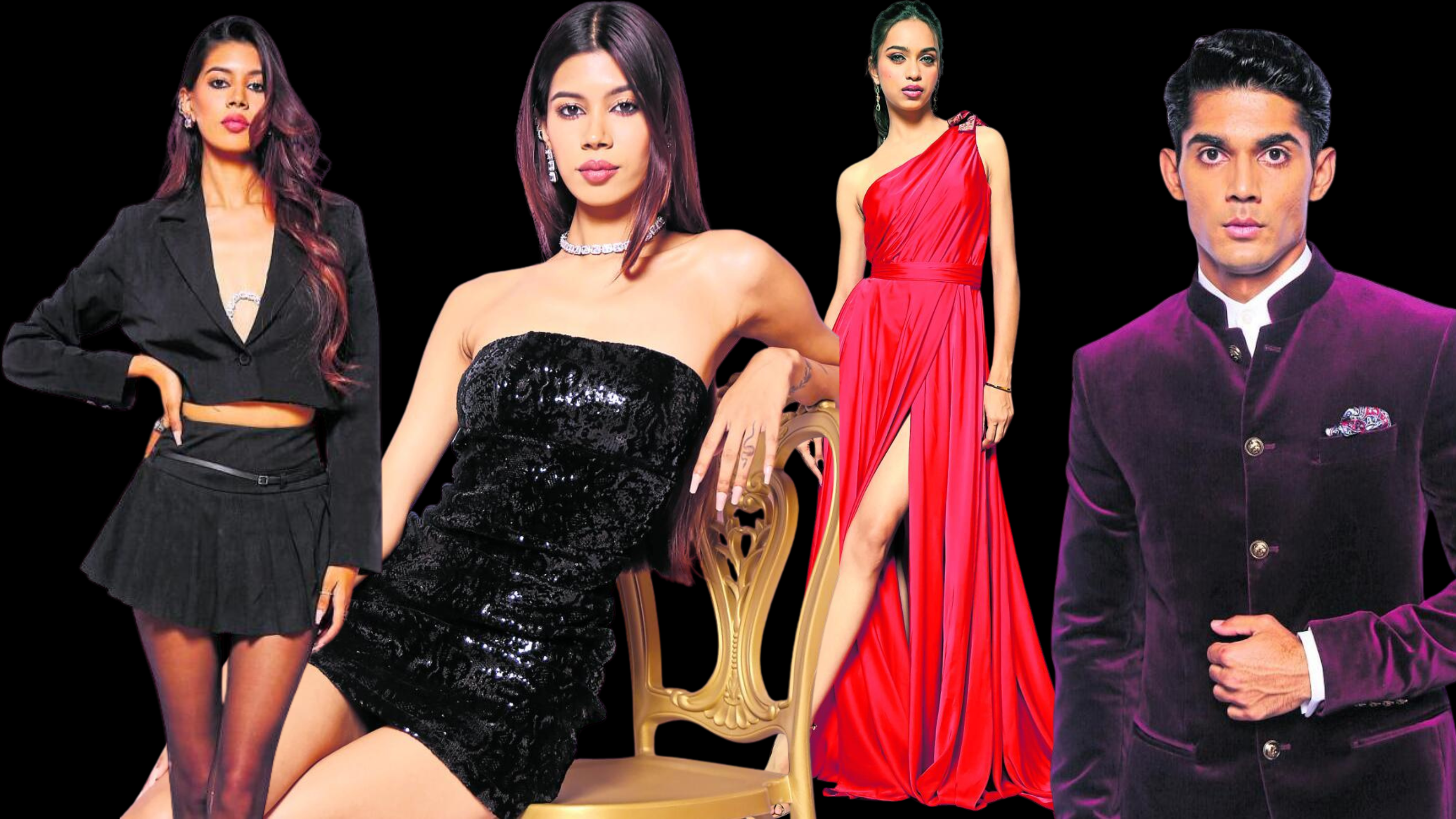 From intimate dinners to New Year's eve parties: Holiday looks that always work