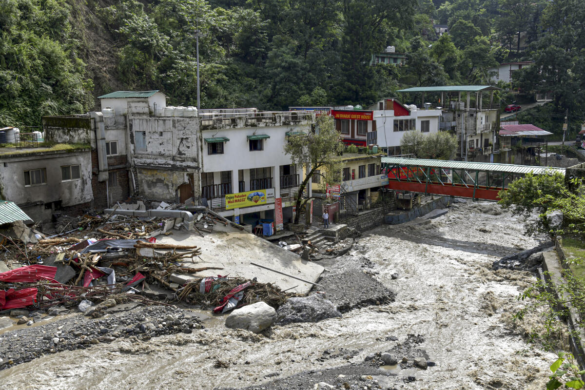 Aftermath of cloudburst in Dehradun