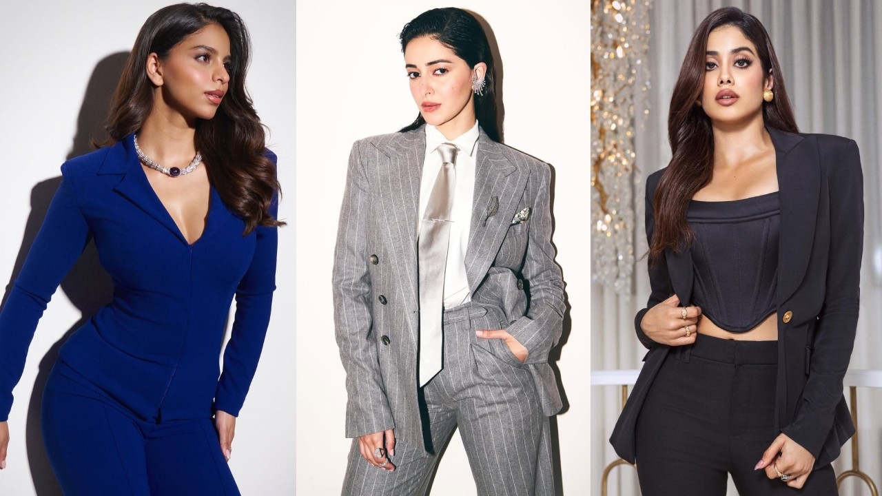 Janhvi Kapoor to Ananya Panday: Actresses who ace the power suit trend