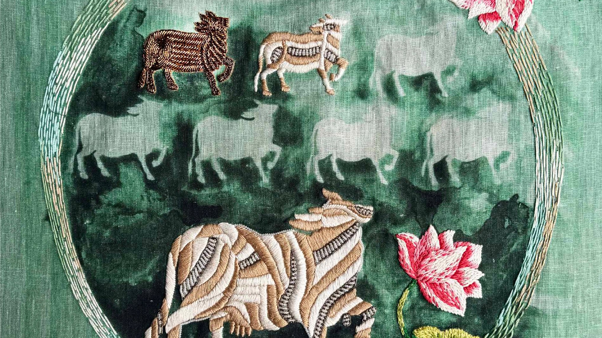 Bengaluru: Artist showcases tapestries and mixed media works