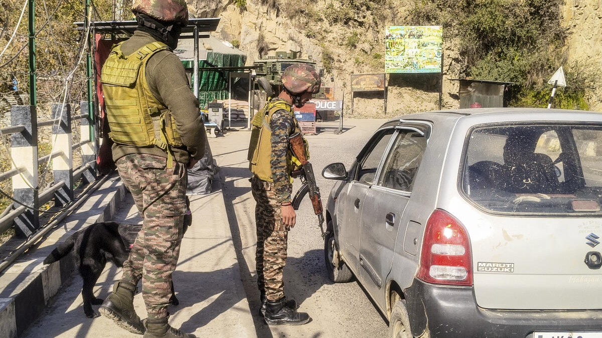 Security forces hunt for terrorists holed up in Udhampur village