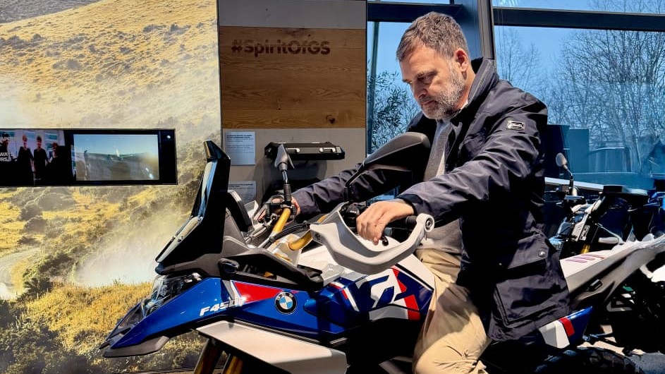 Rahul Gandhi visits BMW World in Germany; says 'India needs to produce more'