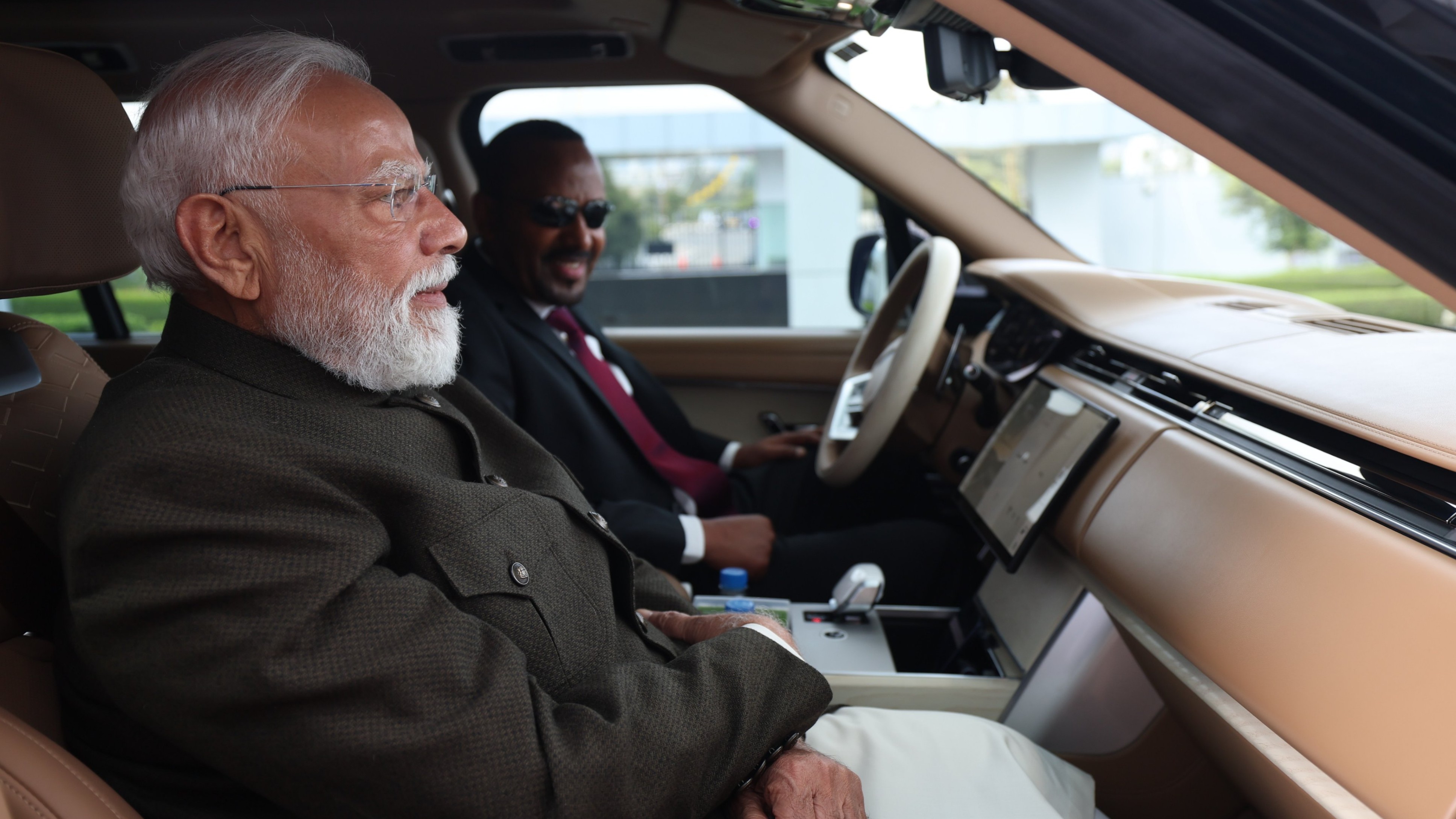 Ethiopian Prime Minister Dr Abiy Ahmed Ali with Narendra Modi.