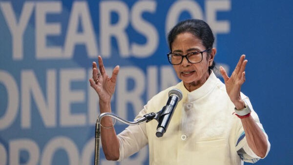 Microphone glitch during address at TMC meet prompts Mamata Banerjee to suspect ‘sabotage’