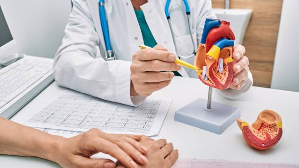 Between the balloon and the gown