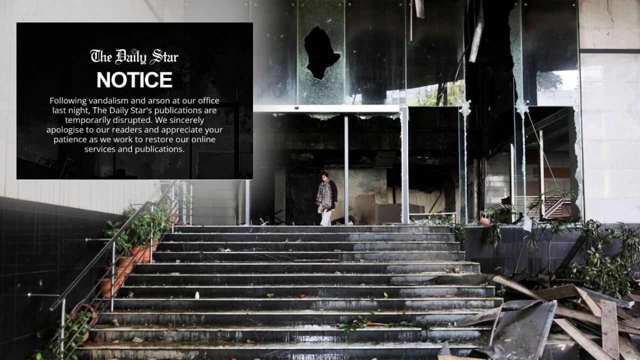 'Can’t breathe anymore, you are killing me': Journalist posts as media houses torched in Bangladesh; over 25 scribes rescued from burning offices 