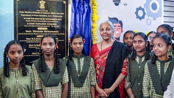 Finance Minister Sitharaman launches 'VijAIpatha' labs in govt schools in Karnataka