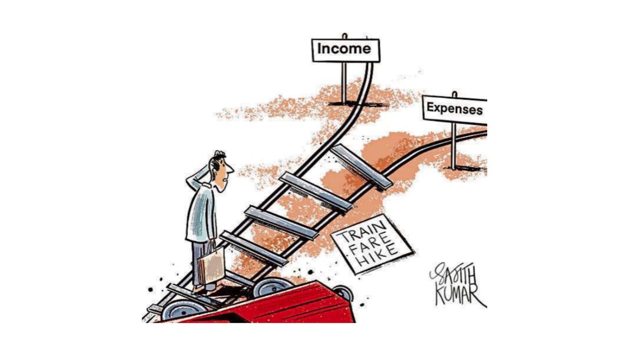 DH Toon | Train fare hike