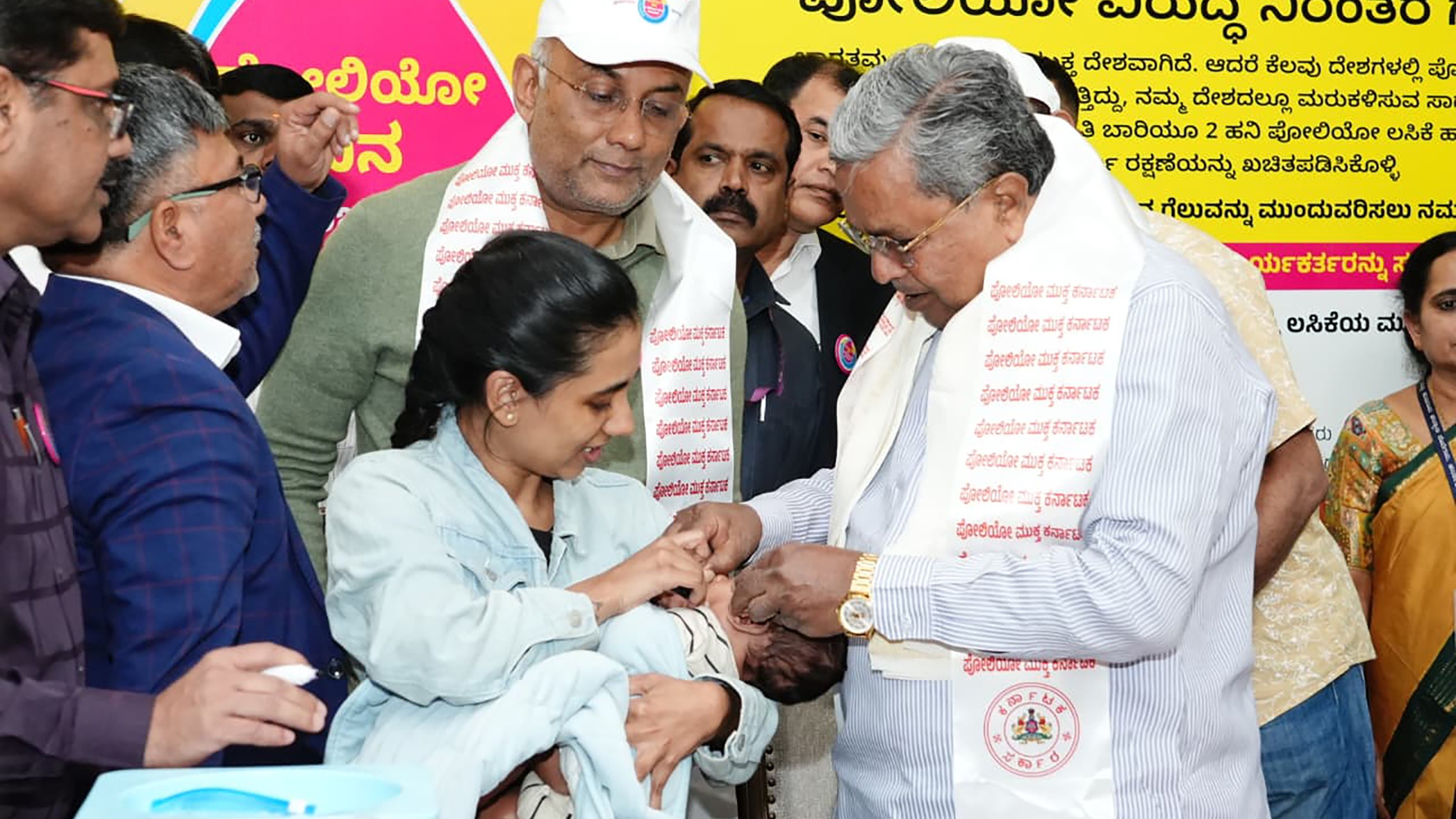 Karnataka launches statewide polio vaccination drive, targets over 62 lakh children
