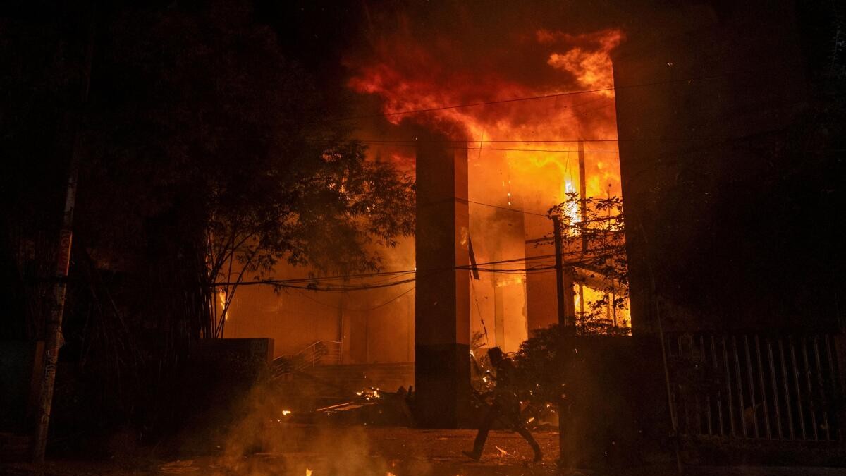 Bangladesh: 7-year-old child burnt to death after miscreants lock and set BNP leader's house on fire