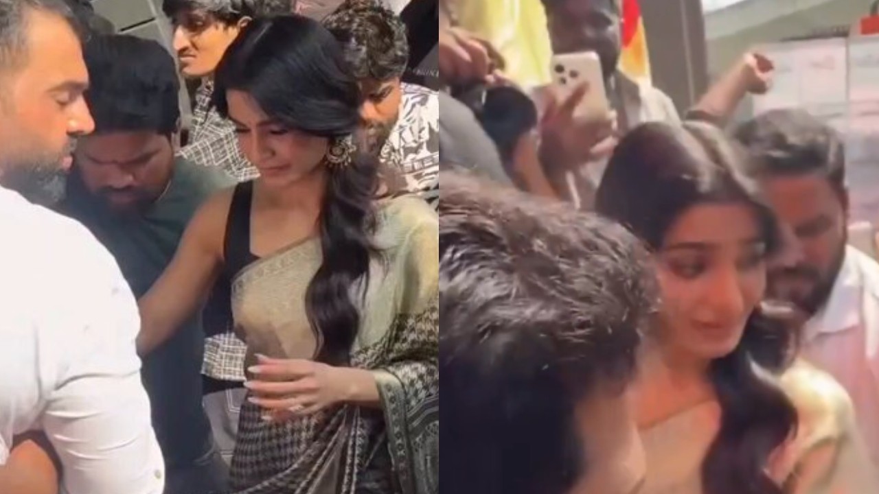 Samantha Ruth Prabhu gets mobbed by fans in Hyderabad just days after Nidhhi Agerwal incident
