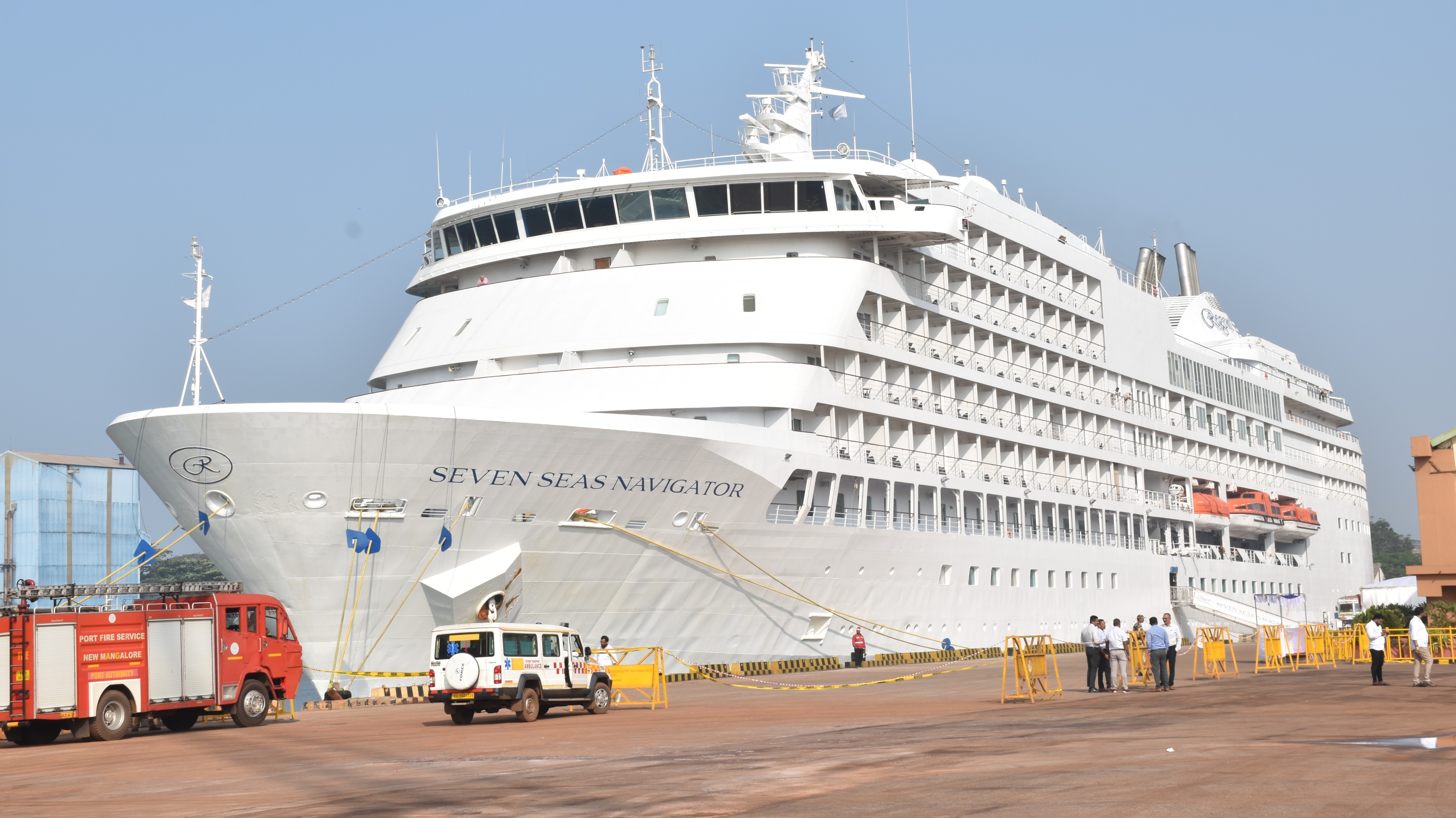 First cruise vessel MS Seven Seas Navigator of 2025–26 season arrives at New Mangalore Port Authority
