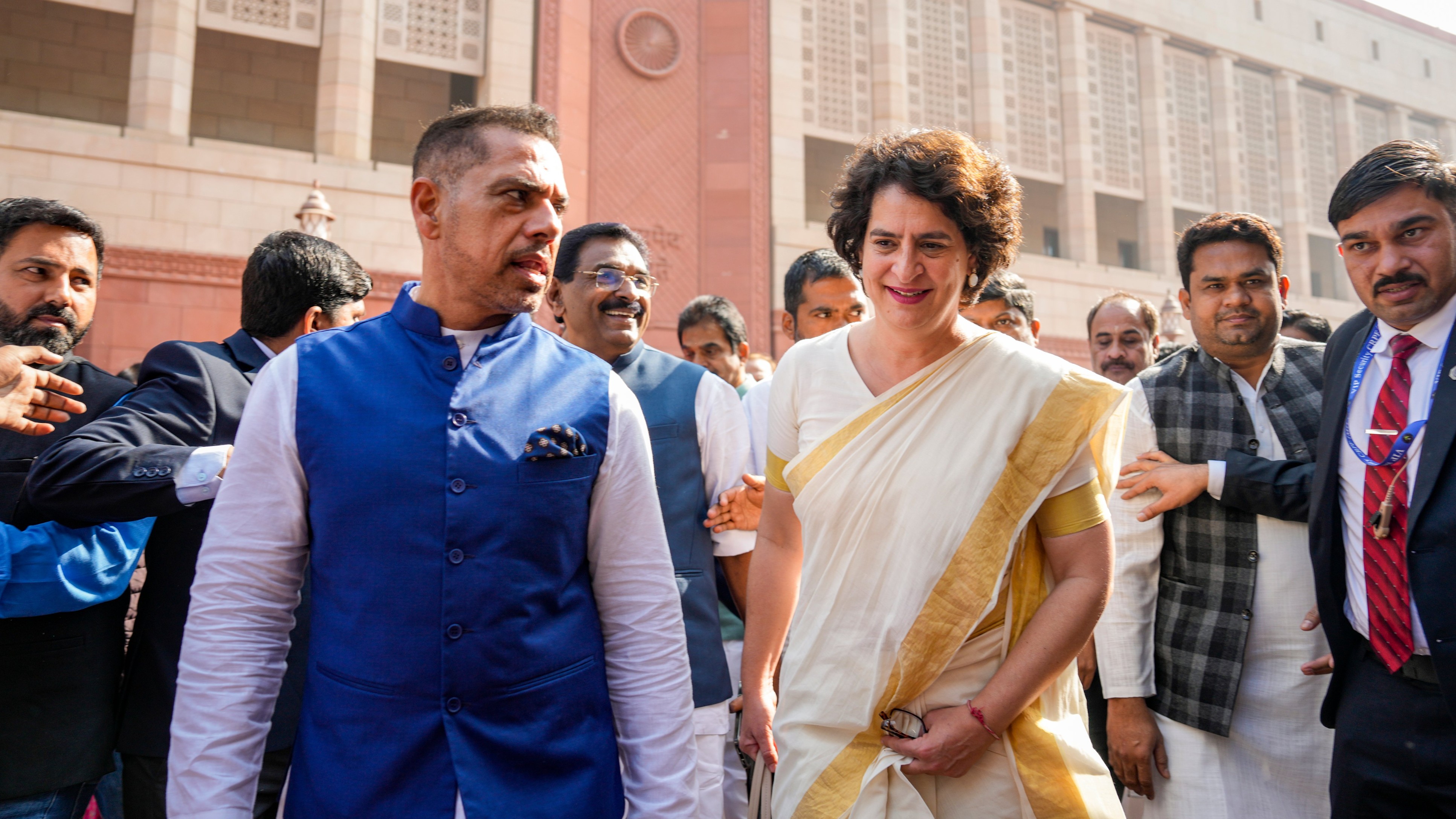 Will happen in time, it's inevitable: Robert Vadra on calls for Priyanka Gandhi as PM