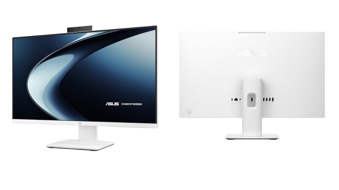 Asus AiO VM670KA PC (front and back view).