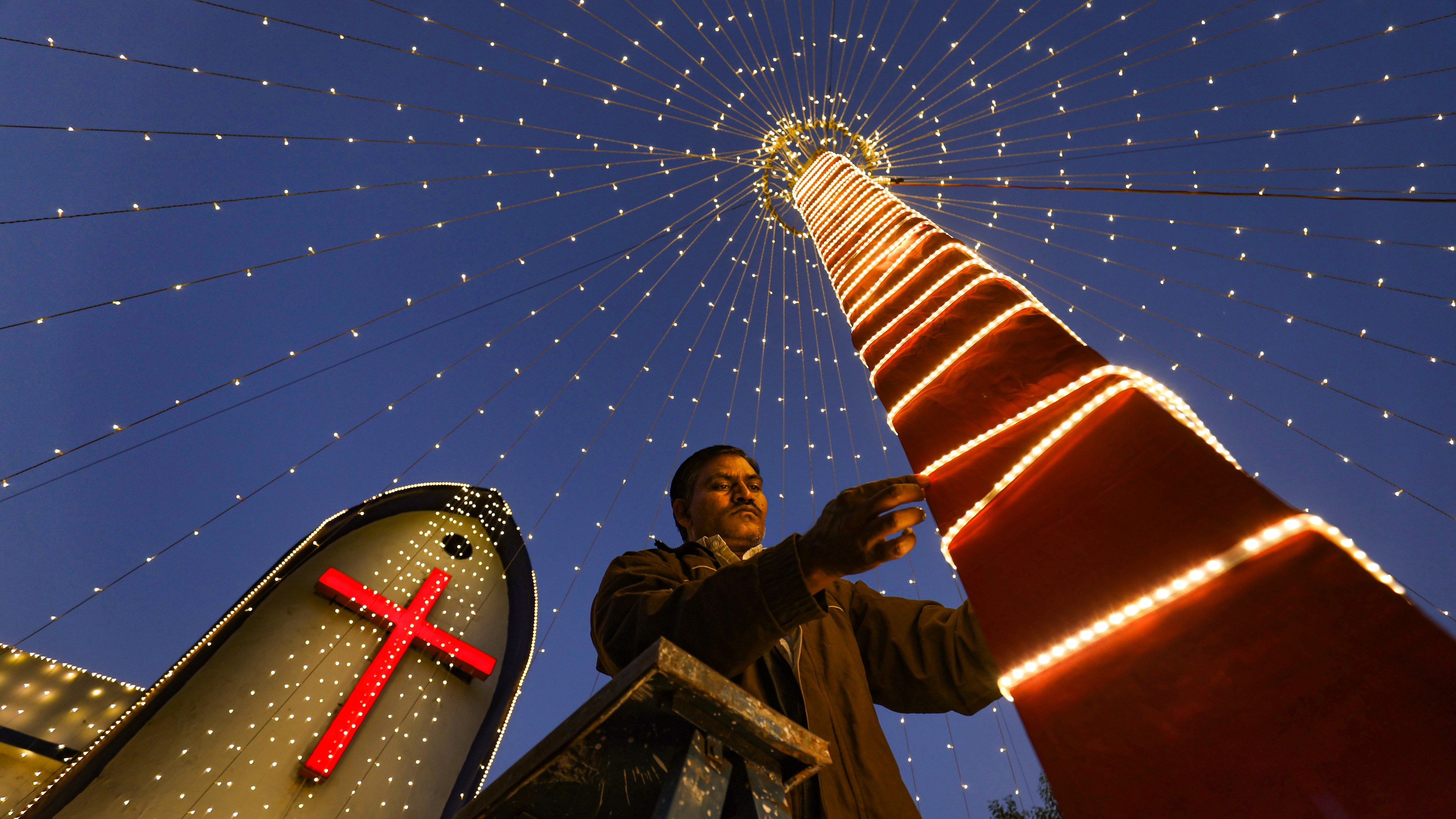 Churches decked in lights, midnight masses mark Christmas celebrations across country