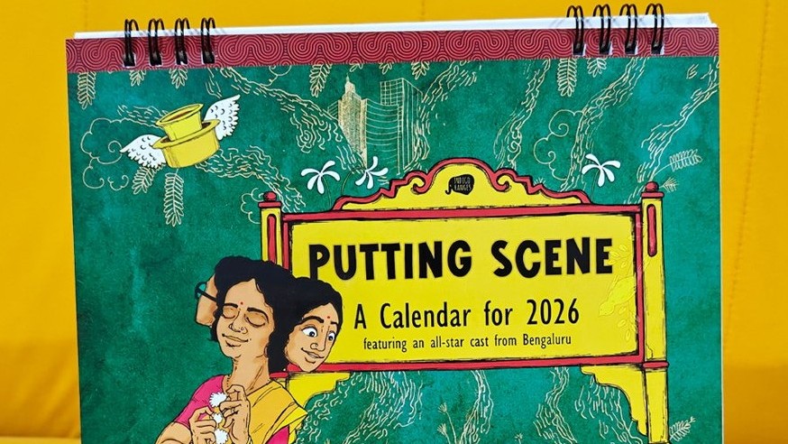 4 whimsical tabletop calendars by Bengalureans