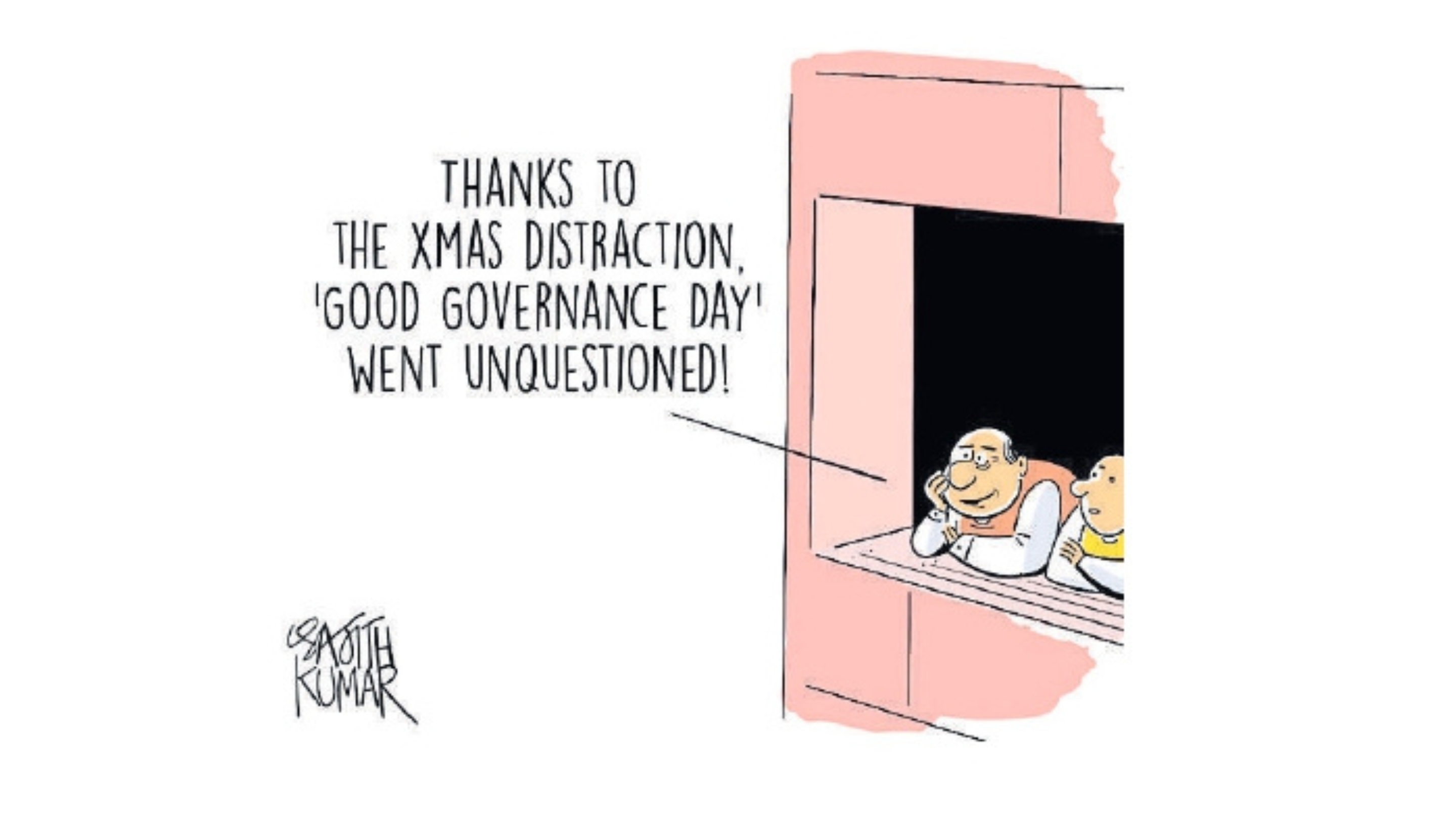 DH Toon | Merry Good Governance Day